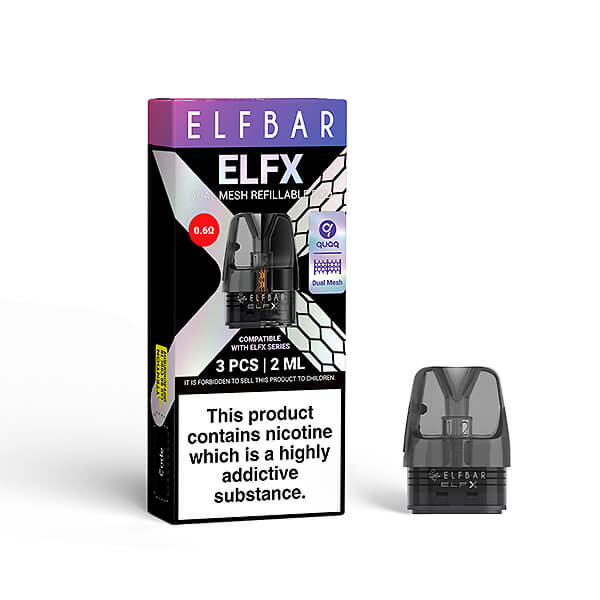 [004818-8847] Cartouches ELFX x3 - Elfbar (0.6 Ohm)